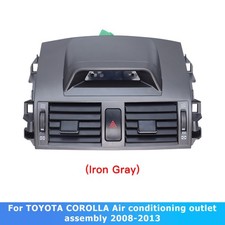 Center Dash Ac Outlet Air Vent With Clock For Toyota Corolla 2009-2013