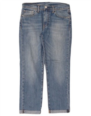 LEVI'S Herren 511 Slim Fit Cropped Jeans W30 L26 Blau Baumwolle LZ26
