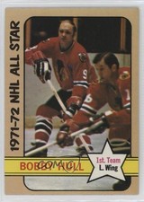 1972-73 Topps All Star Bobby Hull #126 HOF 0jk5