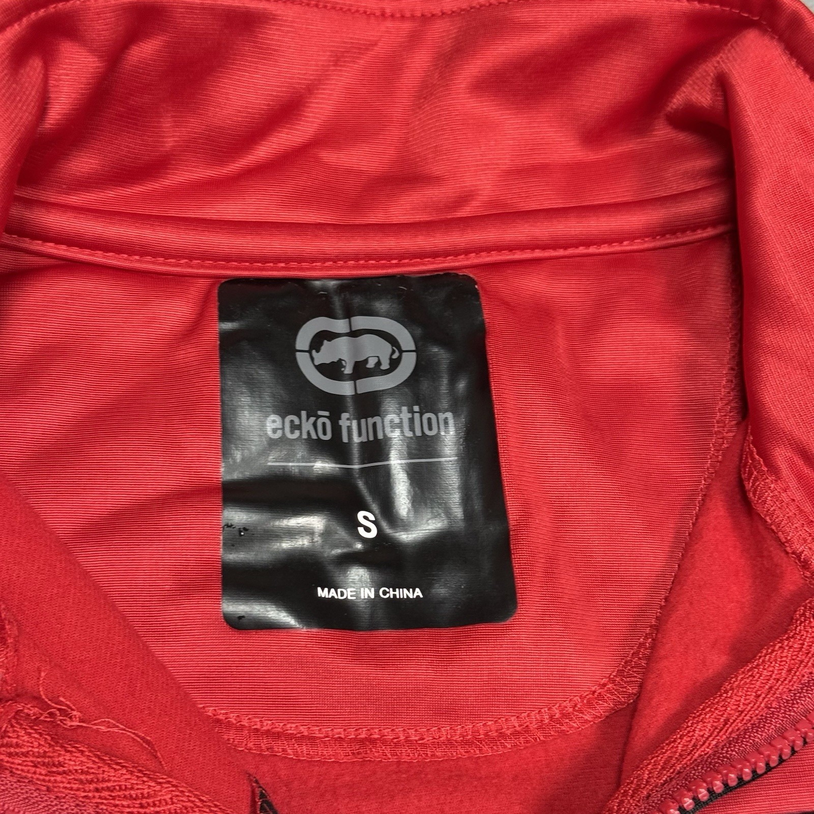 Ecko Function Track Jacket Mens Small Red Black F… - image 3