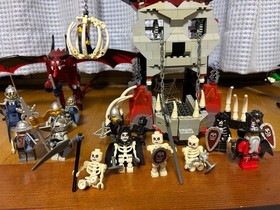 LEGO Castle Fantasy Era Skeleton Tower 7093 In 2007 Used Retired W/Manual As Is