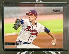 2021 Topps Stadium Club Baseball #263 - Max Fried - Black Foil Atlanta Braves