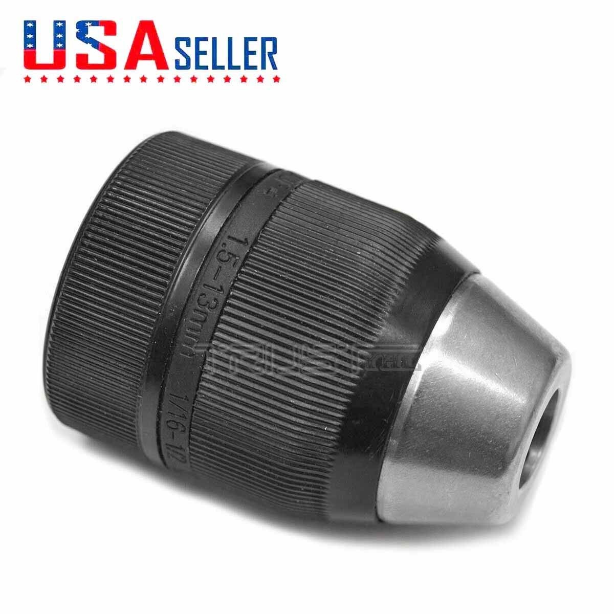 1/2" Jacobs Keyless Hammer Drill Chuck 1/2-20 For Dewalt Bosch Makita Ridgid US