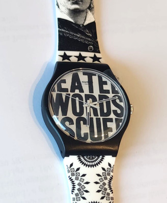 SWATCH NEW GENT SPECIAL ARTIST WORDS by Lorenzo Petrantoni-SUOZ124-2012-NEU-RAR