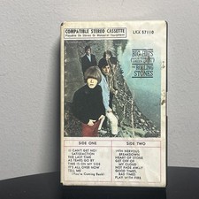 The ROLLING STONES Big Hits London LKX 57110 Ampex Clamshell Rare Cassette Tape
