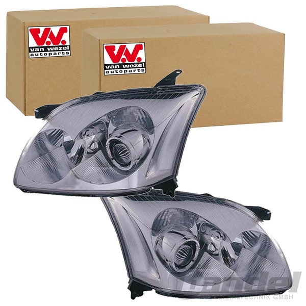 2X VAN Wezel H7/H1 Scheinwerfer SET Links+Rechts Passend FüR Toyota Avensis-image