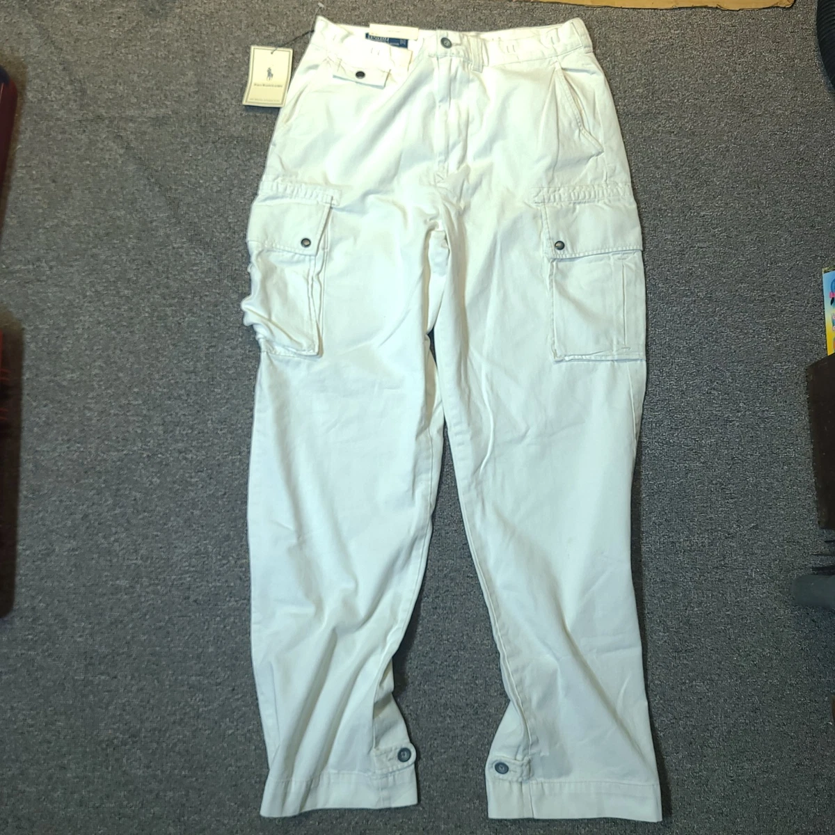 Polo Ralph Lauren Cotton White Pants for Men for sale | eBay