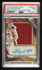 2024-25 Bowman U Best Gold Refractor 47/50 Kayleigh Heckel PSA 9 MINT Auto 0p92