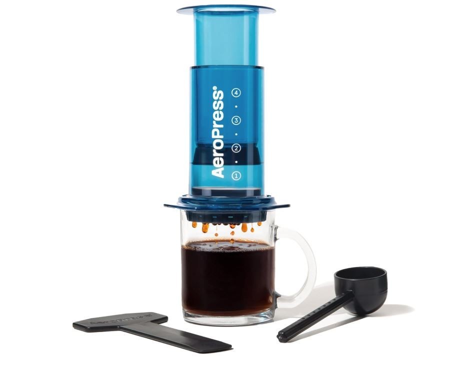 Clear Coffee Press + Manual Grinder + Digital Scale + Dosing