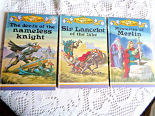 3 Ladybirds Merlin - Nameless Knight - Sir Lancelot - Tales of King Arthur S.740