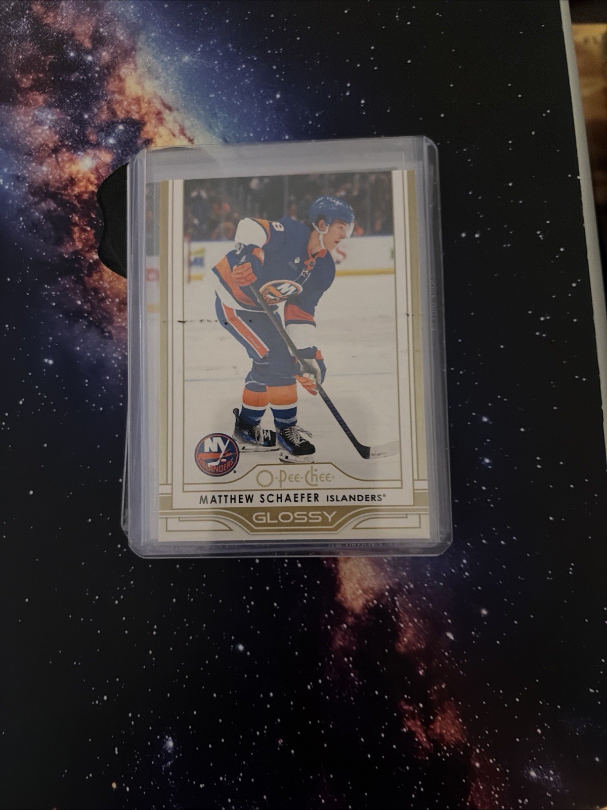 2025-26 Upper Deck Series 2 - O-Pee-Chee Glossy Matthew Schaefer #OG-28 Gold 