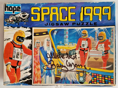 Vintage Space 1999 8-teiliges Puzzle - SIGNIERT von Barry Morse - Bergman - 1974 - Hope.