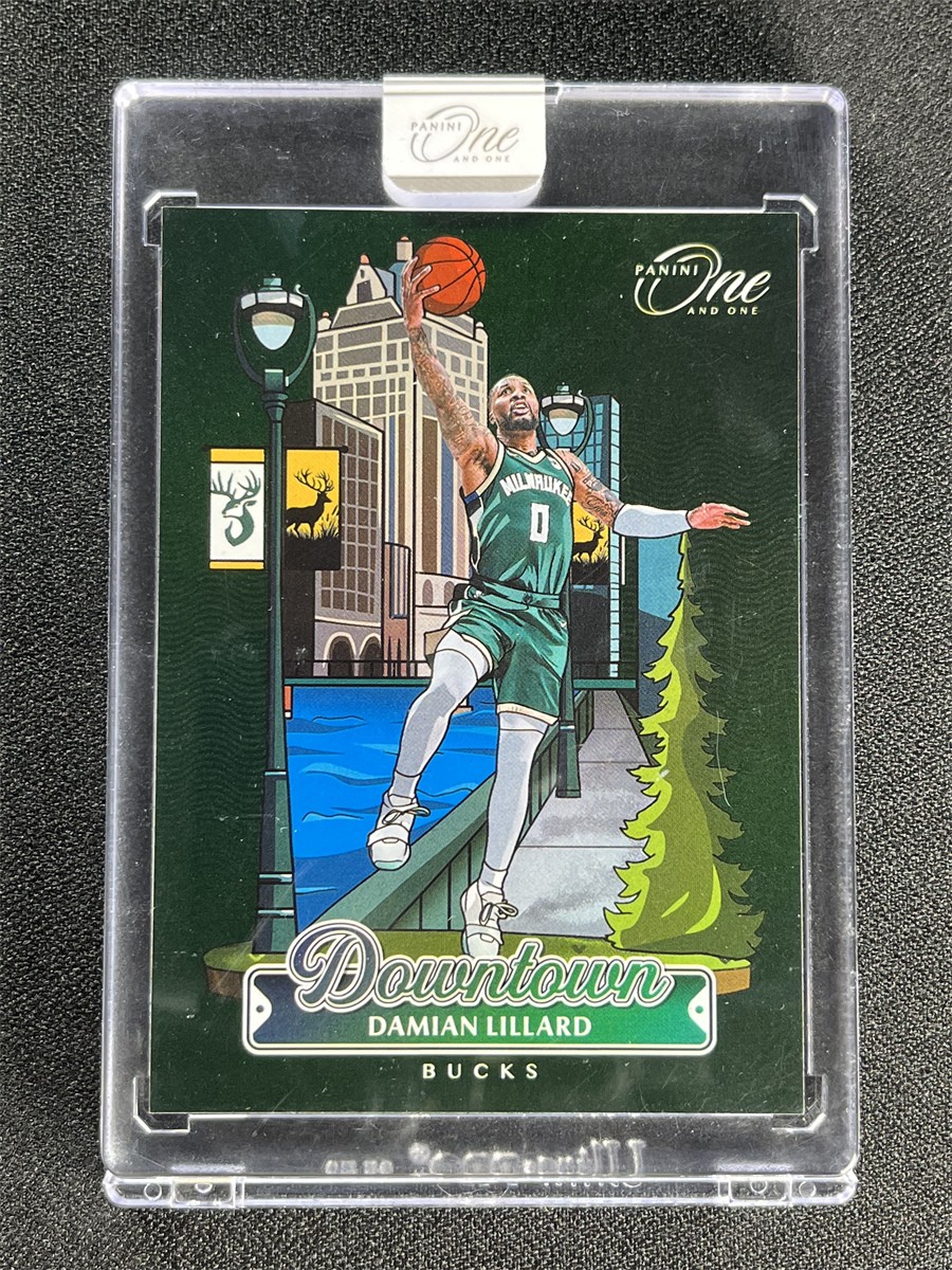 2024-25 Panini One And One Damian Lillard #12 Downtown Bucks Case Hit SSP