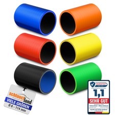 0,10m SILIKONSCHLAUCH Verbinder 10 cm Rohr Silikon Turbo Schlauch Adapter Gummi