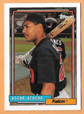 OSCAR AZOCAR SAN DIEGO PADRES #112 - TOPPS NM-MT 1992