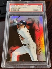 1996 ROBERTO ALOMAR SELECT CERTIFIED MIRROR RED #99 PSA 9 ORIOLES POP 8