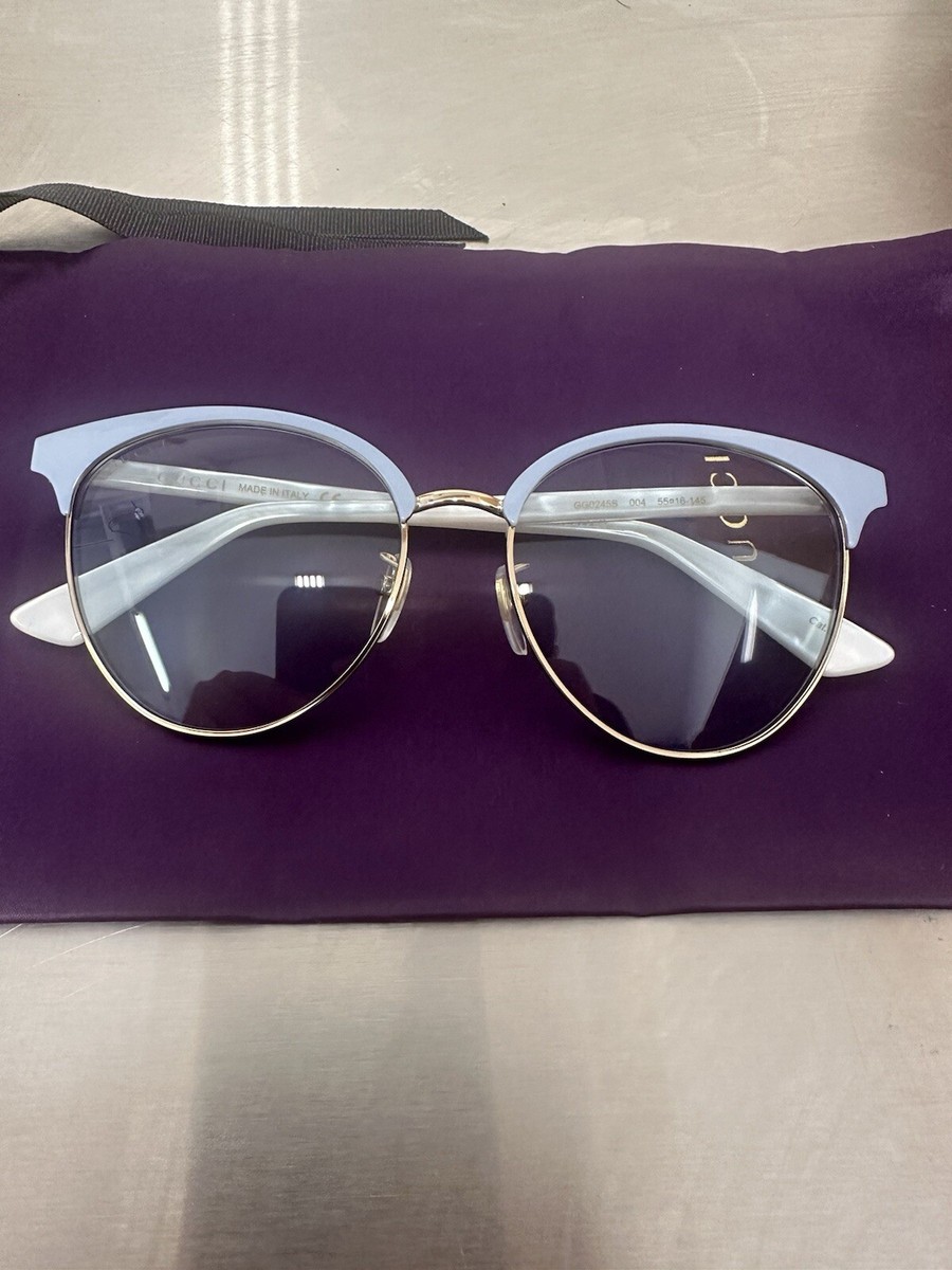 GUCCI Sunglasses with gucci case -- Gold and Blue beautiful  display picture 1