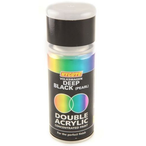Hycote Volkswagen Deep Black (Pearl) 150ml Double Acrylic Spray Paint