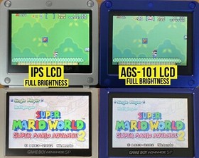 Nintendo Game Boy Advance SP System GBA SP IPS LCD Backlight Pokemon PIKACHU