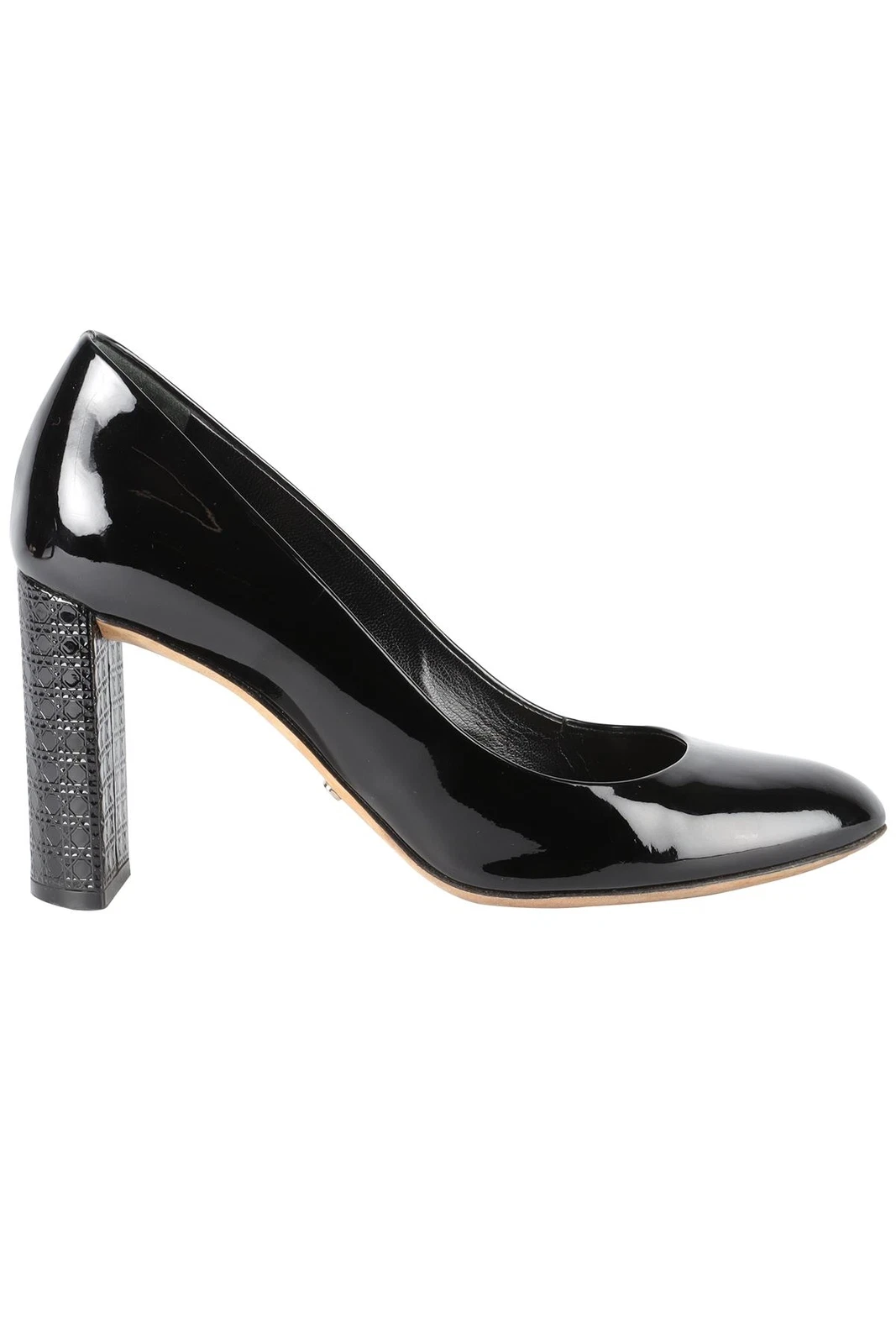 ESCARPINS CHRISTIAN DIOR CUIR VERNI NOIR EU 36,5 UK 3,5 US 6,5