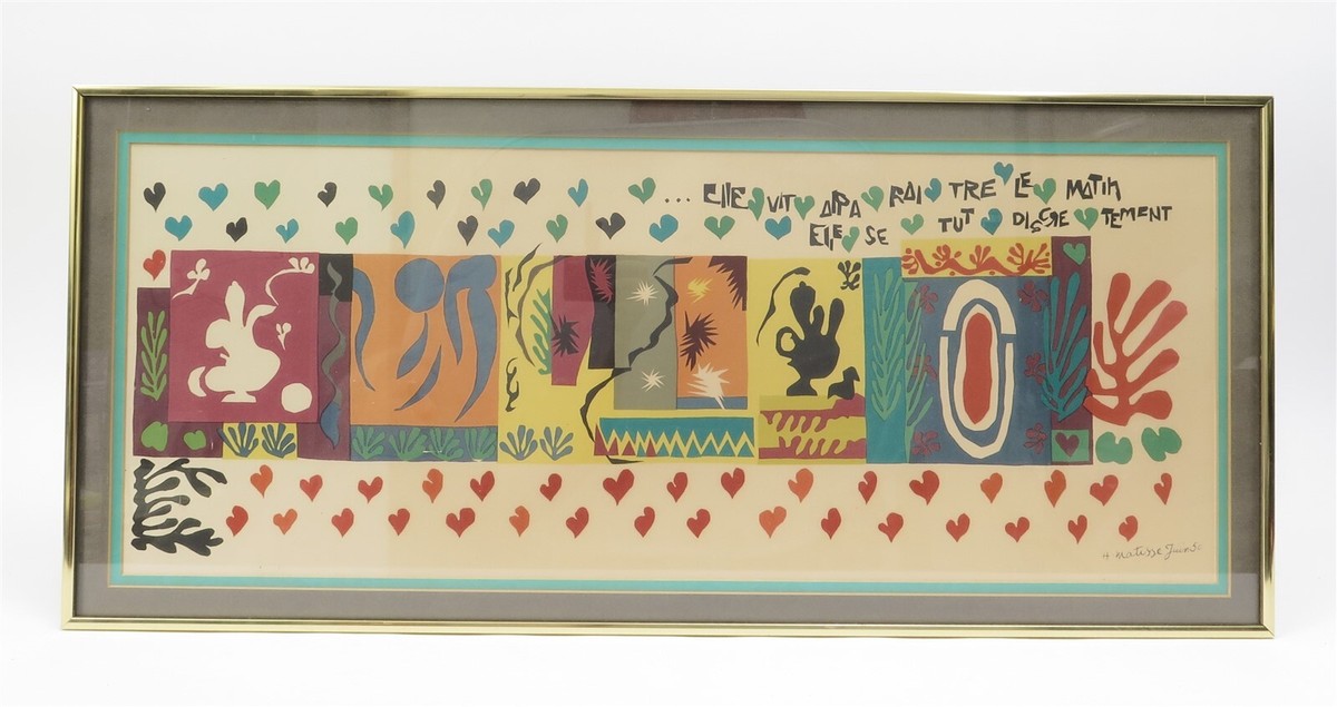 Framed Henri Matisse Lithograph 