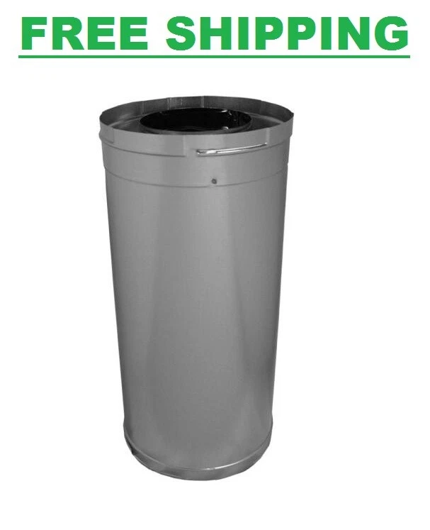 Duraplus 6 in. x 12 in. Triple Wall Chimney Stove Pipe Duravent Steel New  Wood | eBay