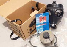 NEW IN BOX FULL KIT GAS MASK FILTER NATO DRINK TUBE ISRAEL IDF ADULT