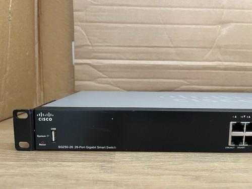 Cisco SG250-26 with Brackets Cisco 26-Port Gigabit Smart Switch with Brackets - Afbeelding 5 van 10