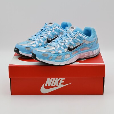 CD6404-401 Nike P-6000 Aquarius Blue Metallic Silver White Black