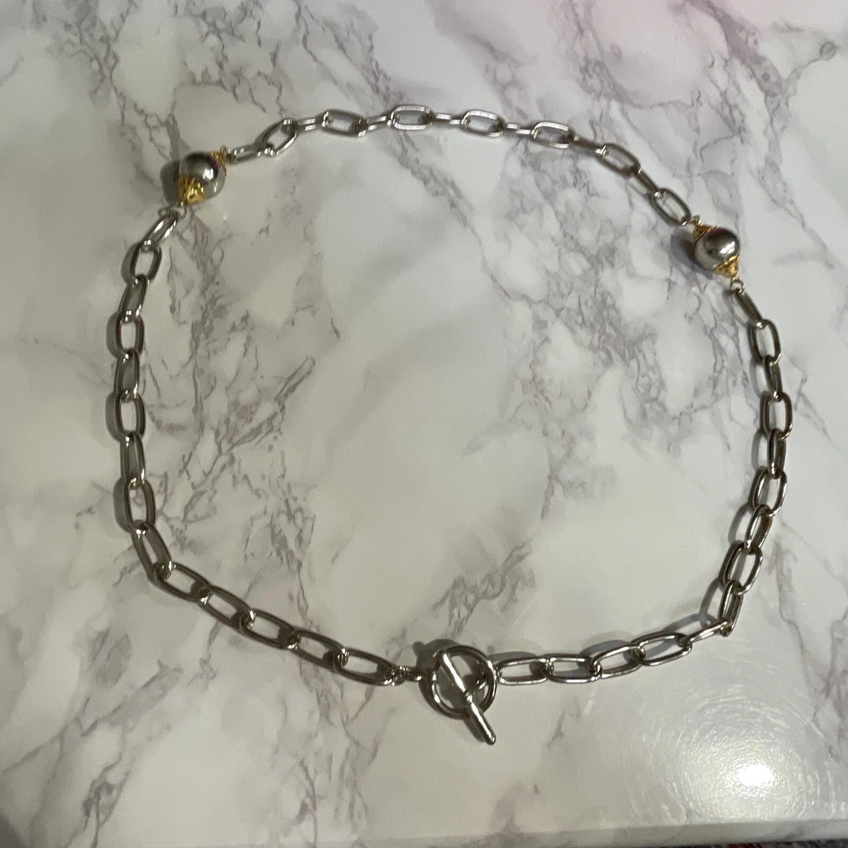 Vintage silver chain belt sale