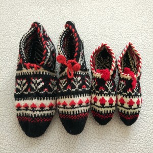 mom and baby matching slippers