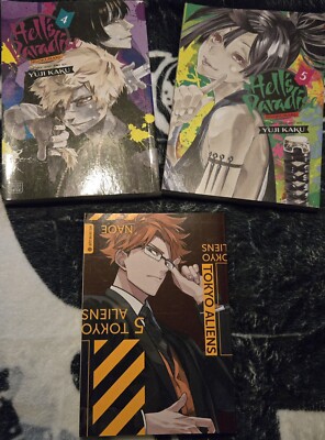 Hell's Paradise Jigokuraku Books Volumes 4 & 5 And Tokyo Aliens Volume 5 Anime