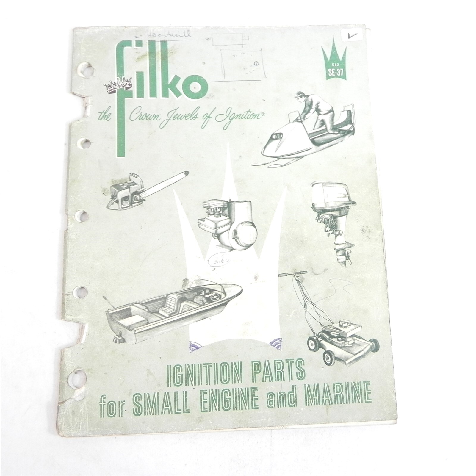 VTG 1970s Filko Small Engine & Marine Ignition Parts Catalog