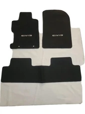 For 06-11 Honda Civic 2 4Dr Floor Mat Carpets BLACK Nylon W/Emblem