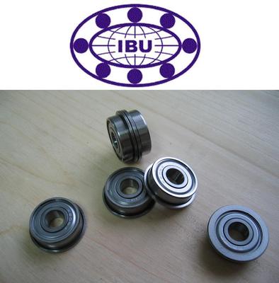 4 Stk. IBU Kugellager mit Flansch / Bundlager F695 ZZ = FL695 2Z  5x13x4 mm