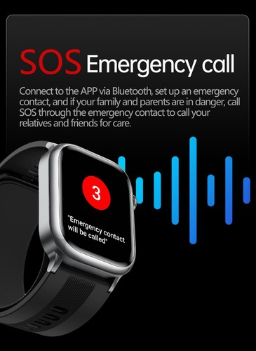 Montre Connectée TK66 pour Android & ios Fitness Tracker Pression Artérielle ECG - Photo 21 sur 22