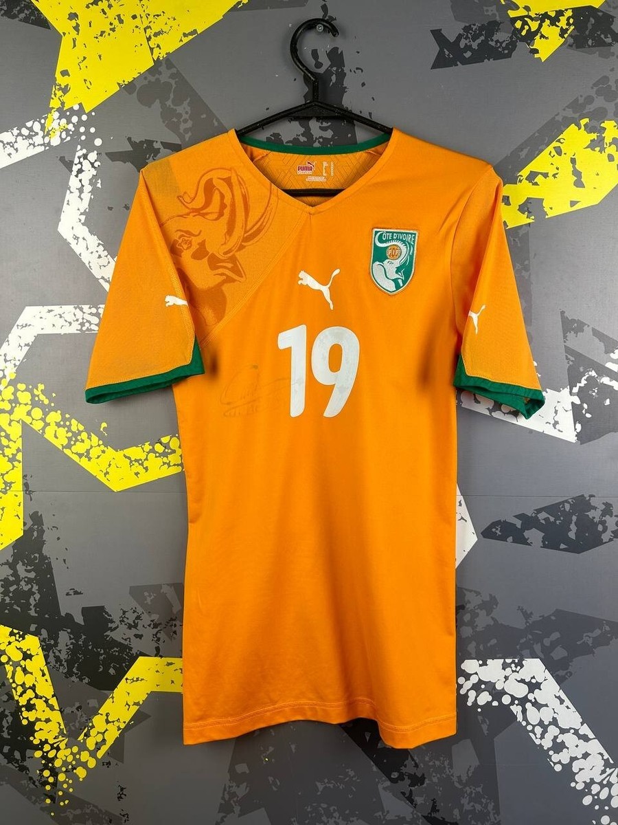 Yaya Toure Côte d'Ivoire Match Worn Home football shirt 2009