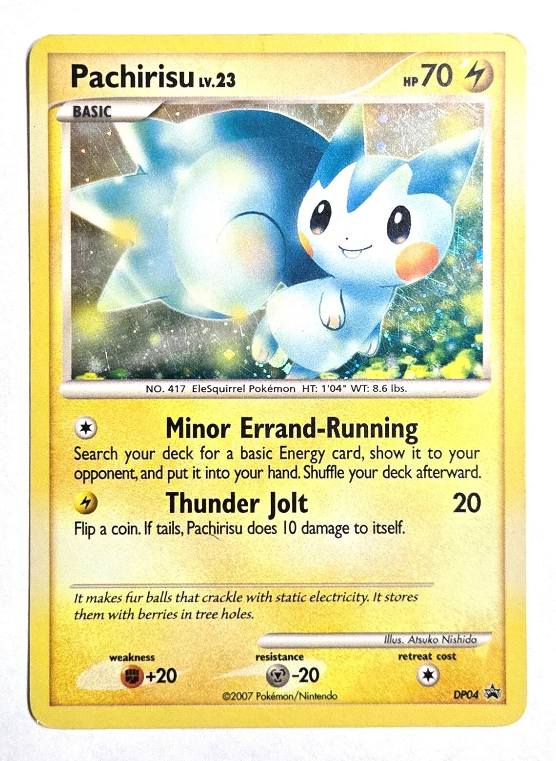 Pokémon TCG Pachiriusu DP04 Trading Card