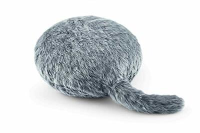 Qoobo Wags Tail Cushion That Heals Your Heart Therapeutic Robot Gray AC100V