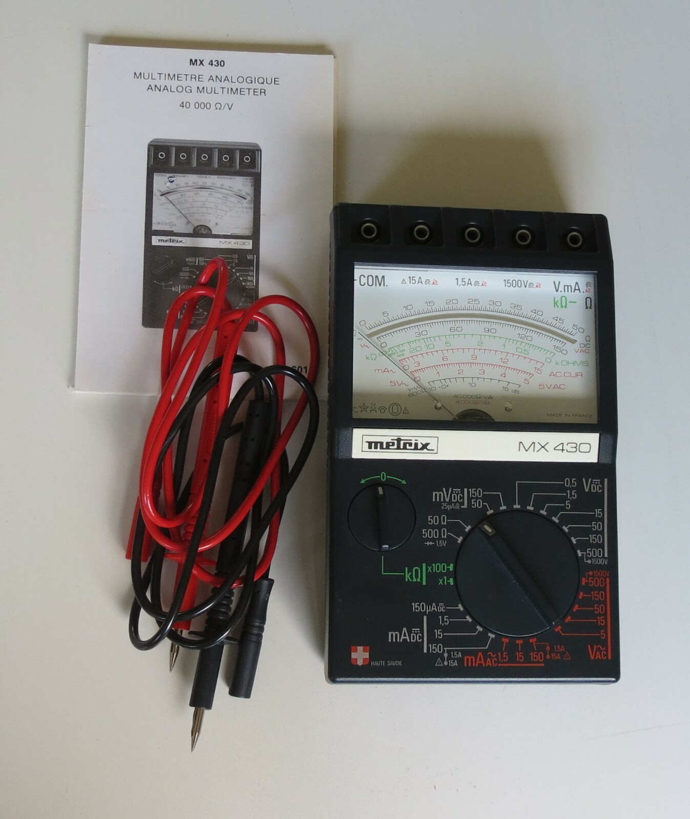 Metrix MX430 Analog Multimeter New 40 000 ohm/V MX 430 | eBay UK