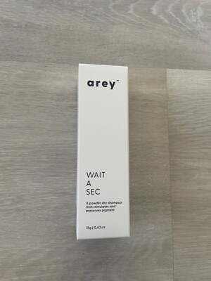 Arey Wait A Sec A Powder Dry Shampoo for Scalp & Hair 0.53 oz / 15g