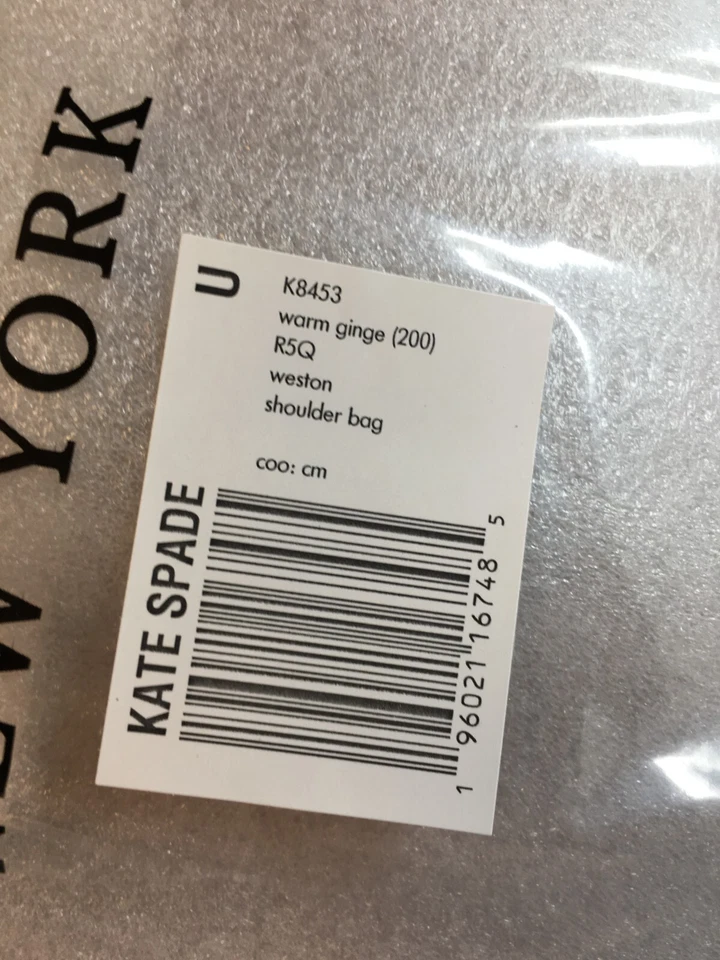 Bolso de Hombro Grande Kate Spade Weston Cálido Pan de Jengibre Cuero Marrón NUEVO Foto 4 de 4