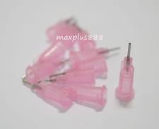 150pcs 1/4" Blunt dispensing needles syringe needle tips 20gauge Pink New