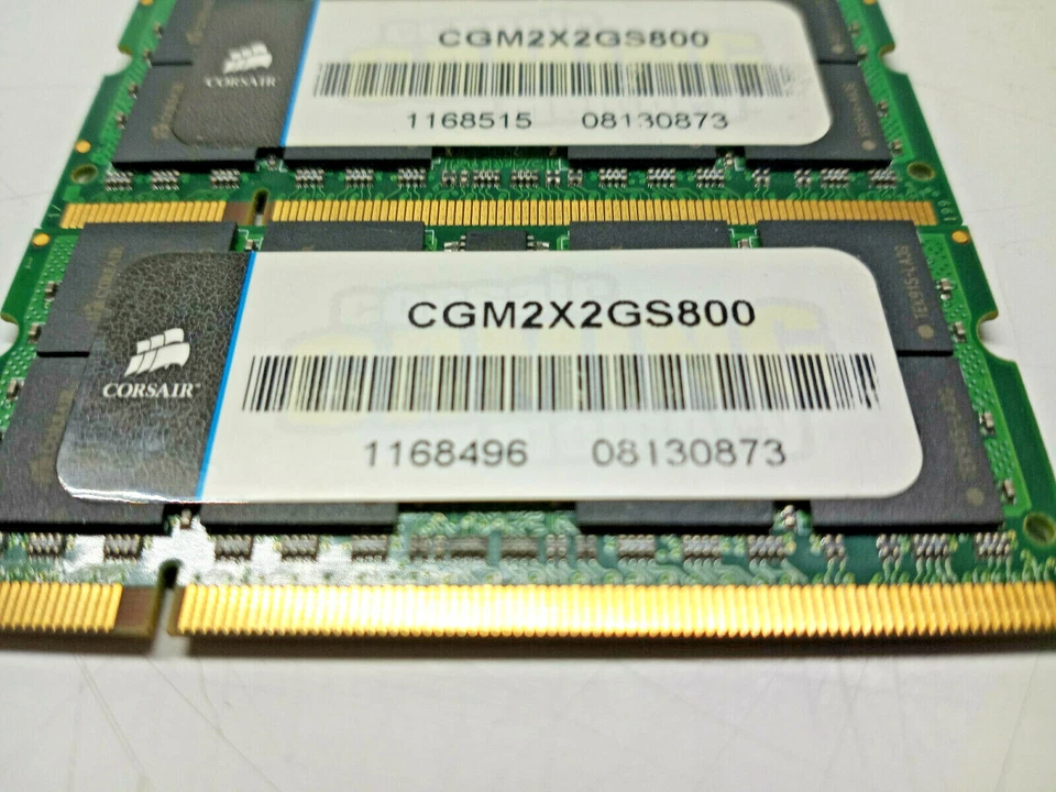 Lot Corsair CGM2X2GS800 Gaming Memory 2 GB DDR2 SODIMM 800MHZ CGM2X2GS800 - Image 4 of 4