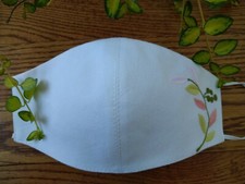 Face Mask washable Reusable 100 Cotton Handmade Embroidered Custom Designed