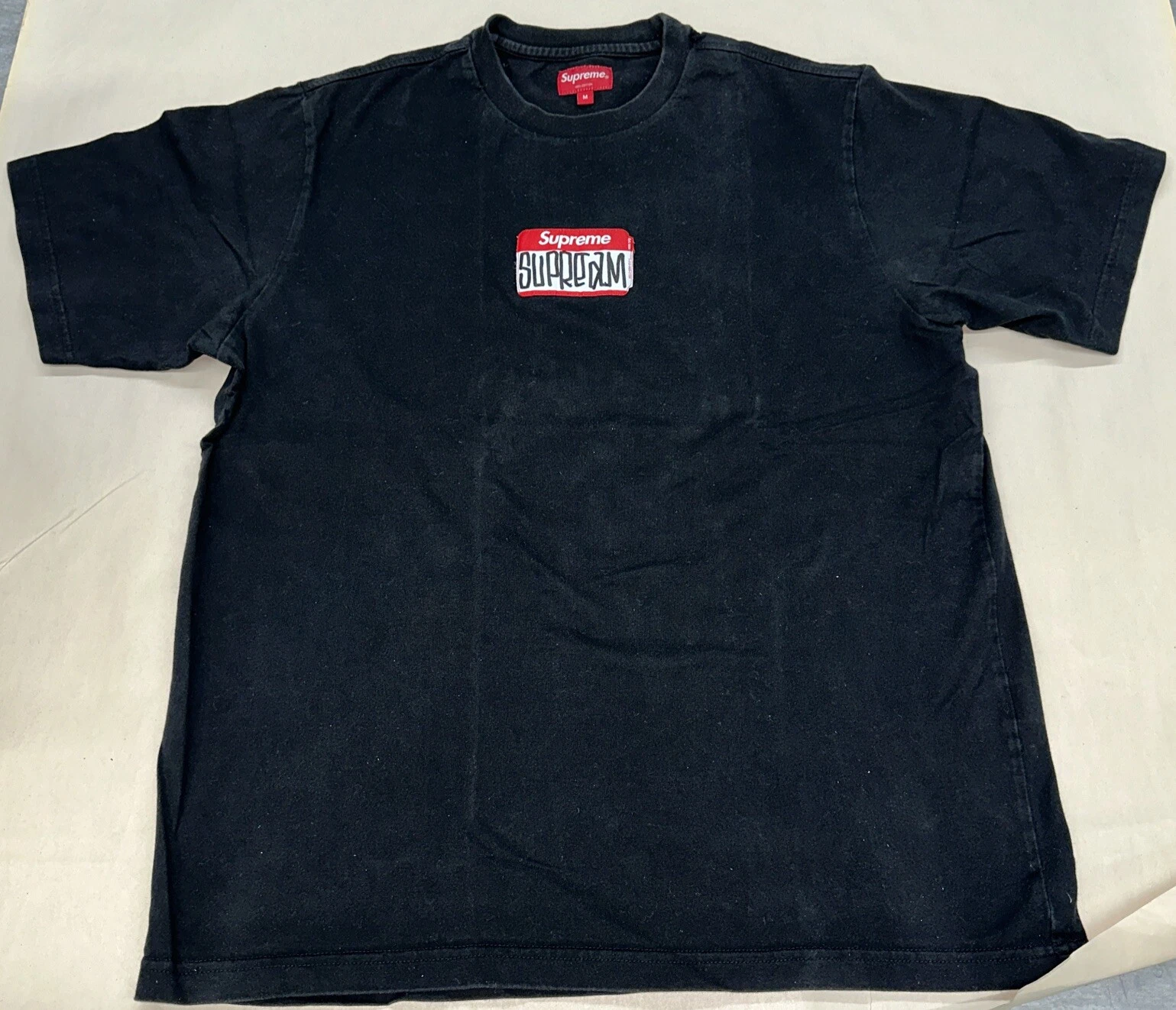 Supreme Name Badge T Shirt (M)