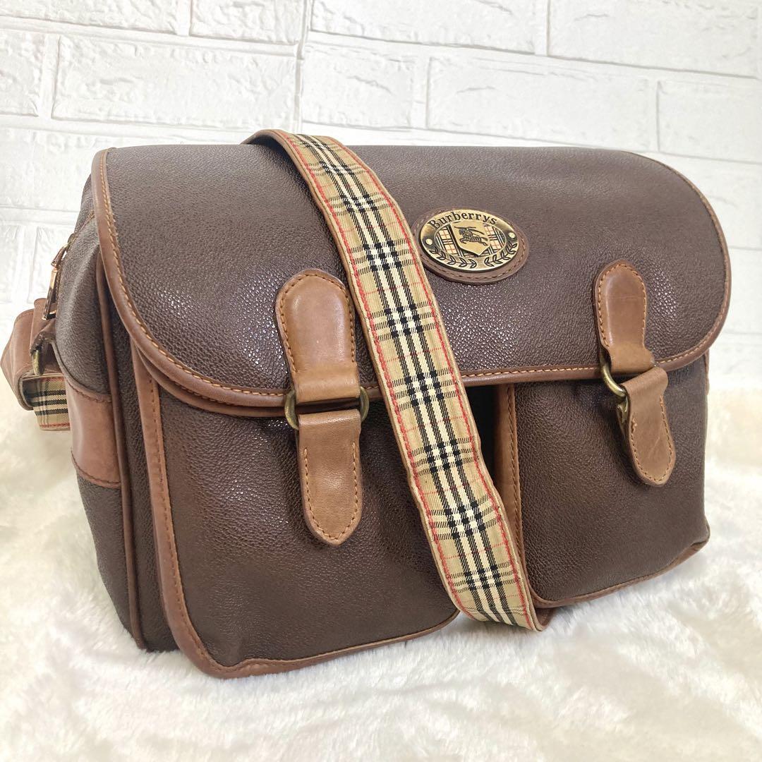 Rare Burberry Shoulder Bag Messenger Nova Check