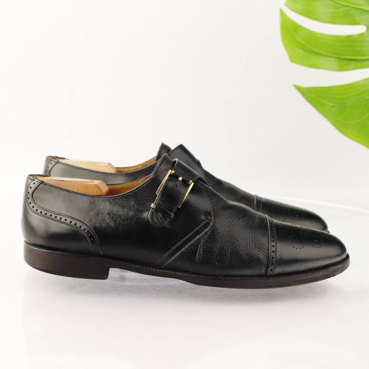 Mezlan Athens Cap Toe Black Leather Monk Strap Dress Shoes Men\'s Size 11 Amazon.com | Mezlan - Double Monk Strap - Men main image 4