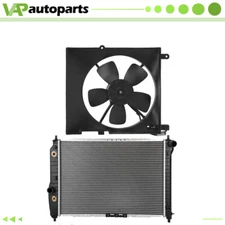 Engine Radiator And Cooling Fan Kit For 2005-2008 Chevrolet Aveo Pontiac Wave