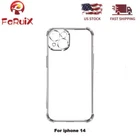 For iPhone 14 Shockproof Protective Bumper Slim Lightweight & Thin Case Clear US